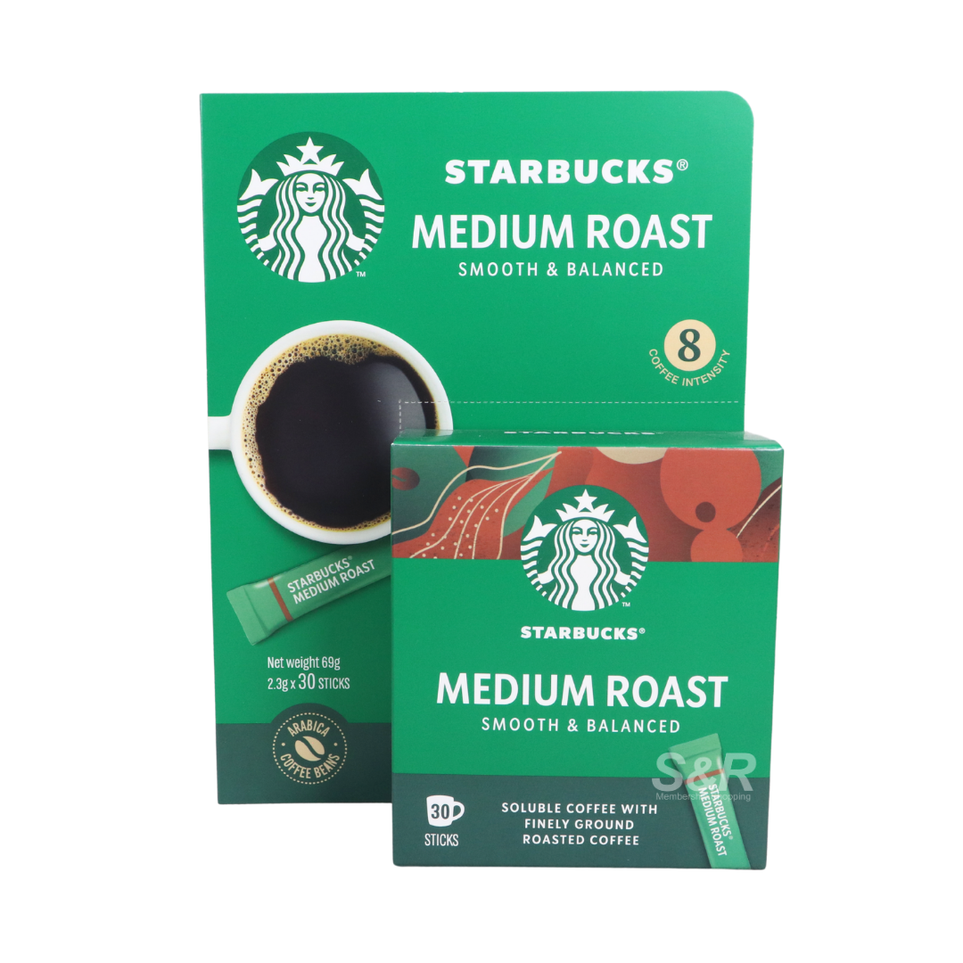 Starbucks Medium Roast Coffee Sticks 30s